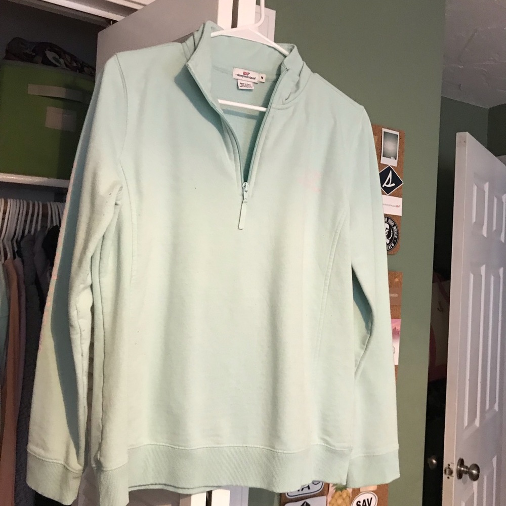 Vineyard vines whale quarter zip